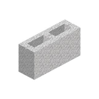 Hollow Concrete Blocks (7n/mm) 215mm x 215mm x 440mm (3.2m2 Pack)