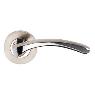 Dale Hardware DH003600 Satin Nickel/Pold Chrome Arc Lever