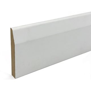 Primed MDF Chamfered & Rounded Skirting 144 x 18 x 4400mm - Priced per 4.4m length