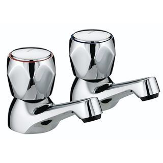 Bristan VAC1/2CMT Club Chrome Basin Taps 1/2