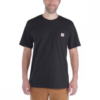 Carhartt Relaxed Fit Heavyweight K87 Pocket T-Shirt - Black - Large