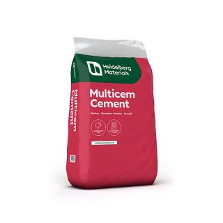 Heidelberg Multicem Cement Plastic Bag 25Kg