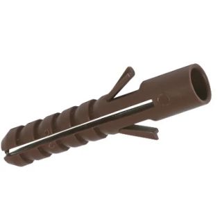 Fischer WB40C Brown Plastic Plugs - Pack of 40