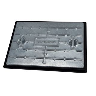 Galvanised Man Hole Cover and Frame - 25 Tonne 450mm x 600mm