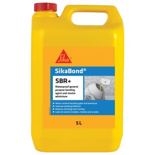 Sikabond SBR Waterproof Bonding Agent & Mortar Admixture - White - 5 Litre