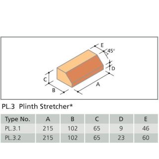 Vandersanden PL3.2 Old Farm House Plinth Stretcher 65mm