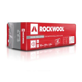 Rockwool 100mm Sound Slab - 100 x 400 x 1200mm (2.88m2 per pack)