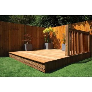 Hardwood Decking 150 x 25mm (Finished Size: 145 x 21mm) (Priced per Metre)