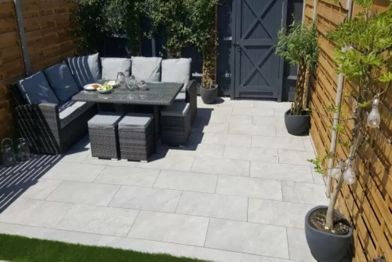 Top tips for laying porcelain paving